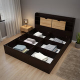 Riva King Bed With Storage (Wenge)
