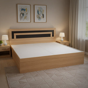 Cyril Queen Bed (Urban Teak)
