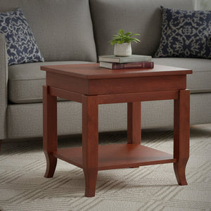 Alma End Table (Mahogany)
