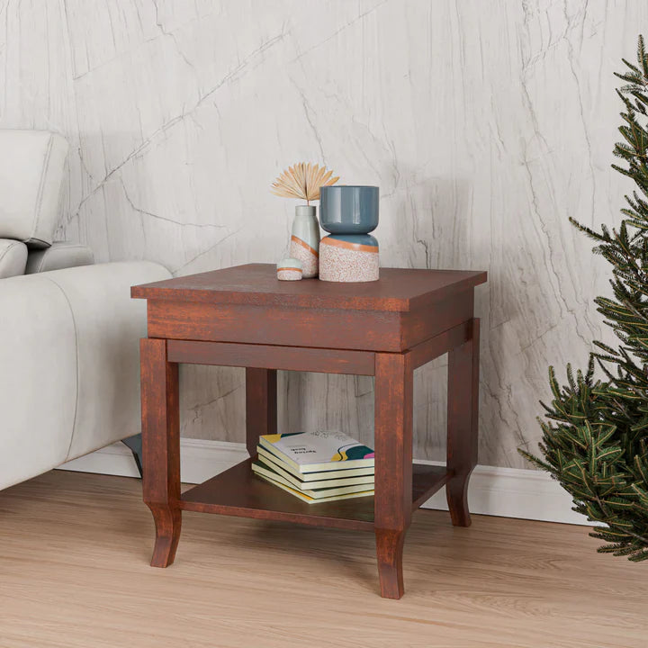 Alma End Table (Mahogany)